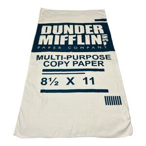 The Office Dunder Mifflin Blanket – CultureFly Microfiber Fleece 48x60